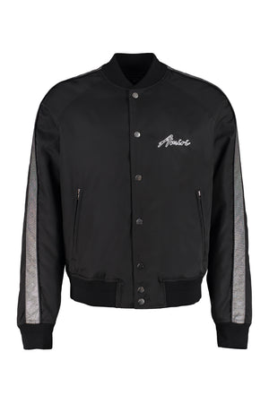 Giacca bomber con logo-0